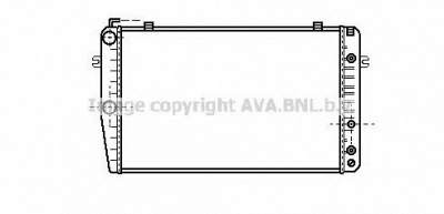 AVA QUALITY COOLING ms2088 -  Радиатор, охлаждение двигателя